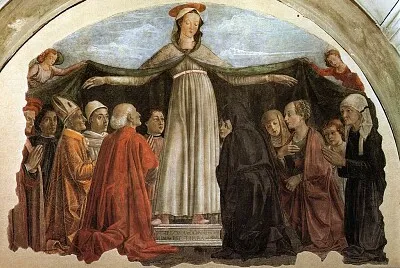 Ghirlandaio vierge de misericorde