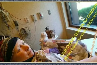 11th CHEMO SESSION -CAROLYN(Breast Cancer)b10/2020