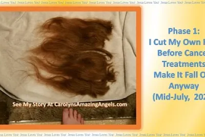 I CUT MY OWN HAIR 1b, b4 cancer claims it 7/2020
