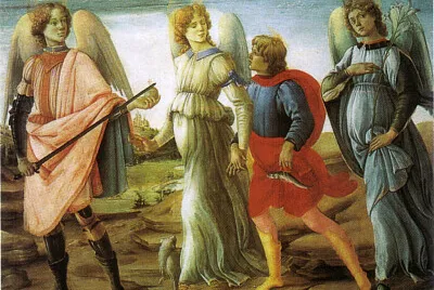 Filippino Lippi Tobie et les trois anges