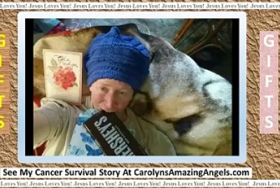 Cancer GIFT of CHOCOLATE, HAT, CARD  7/2020 1of2