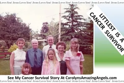 FAMILY - LITTLEST is a CANCER SURVIVOR 1of2