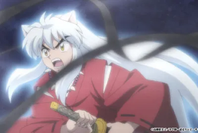 inuyasha es capturado por la perla negra hanyo no yashahime