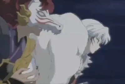 kirinmaru y sesshomaru atacan hanyo no yashahime