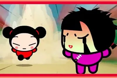 pucca persigue a ching posei­da pucca