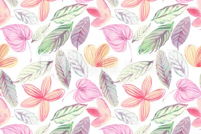 watercolor floral pattern