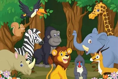 פאזל של animale salbatice