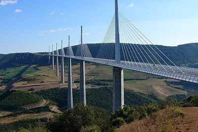 Viaduc de Millau sur le Tarn, Aveyron