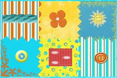 Couleurs Patchwork jigsaw puzzle