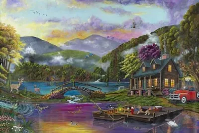 Paradise Lake jigsaw puzzle
