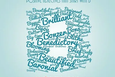 Positive adjectives.B