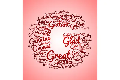 Positive adjectives.G