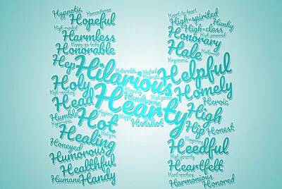 Positive adjectives.H