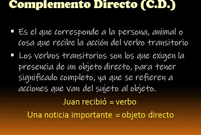 complemento directo