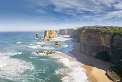 Praia e falÃ©sia jigsaw puzzle