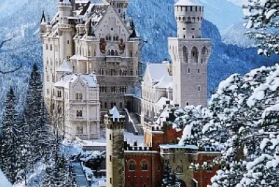 castelo na neve