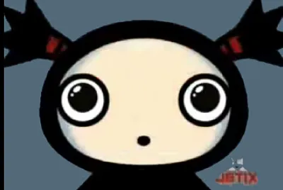garu esta siendo hechizado por la luna pucca