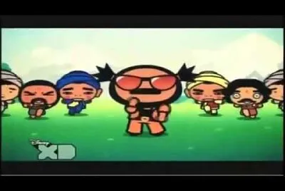 garu cambia de ropa y empieza a bailar pucca