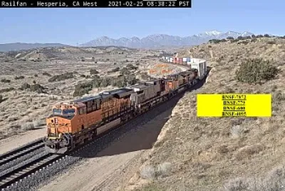 BNSF 7872 Hesperina,CA/USA