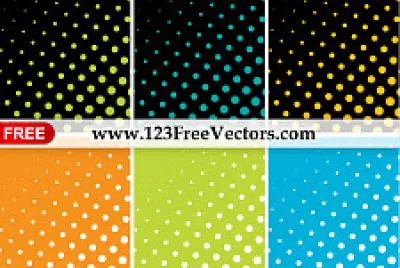 Colorful Halftone Dots