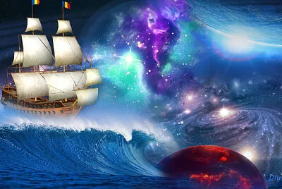Univers ship jigsaw puzzle