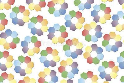 פאזל של hex bright petals