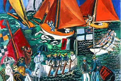 Dufy voiles orange