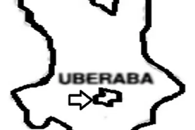 Mapa da cidade de Uberaba jigsaw puzzle