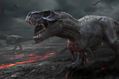 פאזל של Rompecabezas de dinosaurio