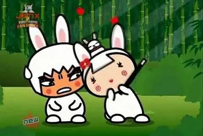 ching se apolla en abyo convertida en conejo pucca