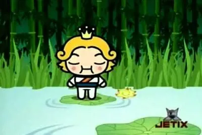 pucca convierte a un sapo en principe pucca