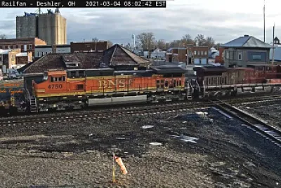 CP-8556   BNSF-4750 at Deshler,OH/USA