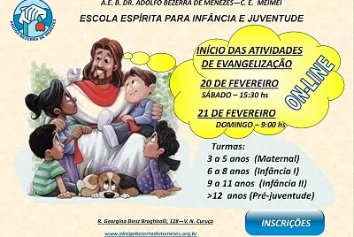 Inscrições Evangelização