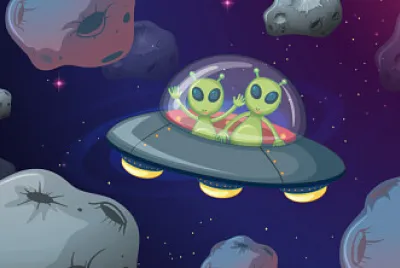 ALIEN-OVNI jigsaw puzzle