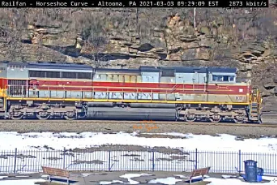 NS-1074   "Lackawanna  " hu in the snow