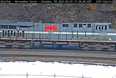 NS-8025  "Monongahalia " hu in the snow