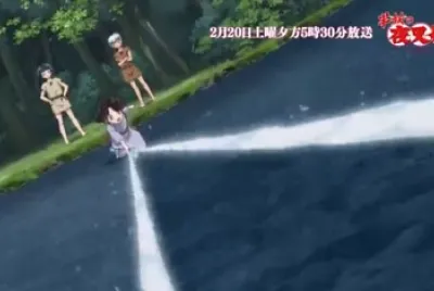 setsuna parte el agua en dos hanyo no yashahime jigsaw puzzle