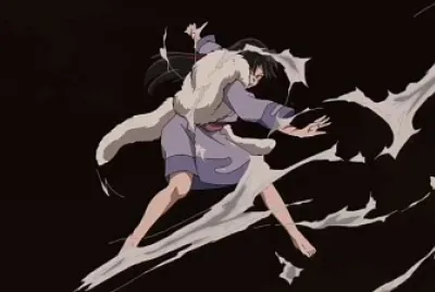 setsuna se libera de la telaraña hanyo no yashahime jigsaw puzzle