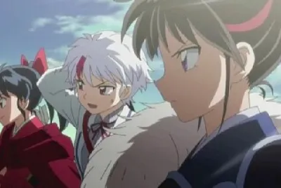 towa, setsuna y moroha se enfrentan a totetesu hanyo no yashahime