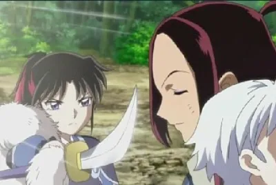 setsuna le dice a riku que suelte a towa hanyo no yashahime
