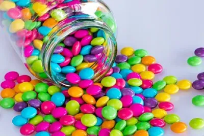 smarties in vasetto