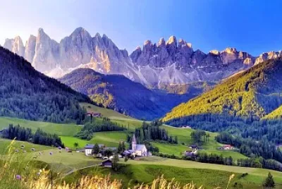 Val di Funes- Italia jigsaw puzzle