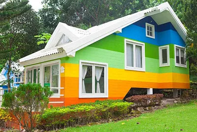 Beautiful color house