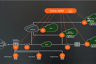 Arquitectura Referencial Citrix ADM. Pane of glass jigsaw puzzle