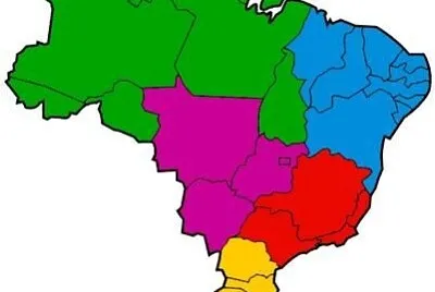 Mapa Regiões do Brasil
