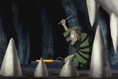 totosai haciendo una espada hanyo no yashahime jigsaw puzzle