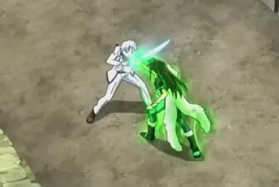 פאזל של towa intenta absorber la energia de setsuna hanyo no yashahime