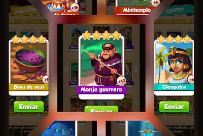 Cartas Coín master