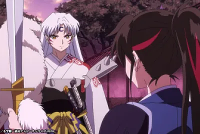 sesshomaru conoce a setsuna hanyo no yashahime