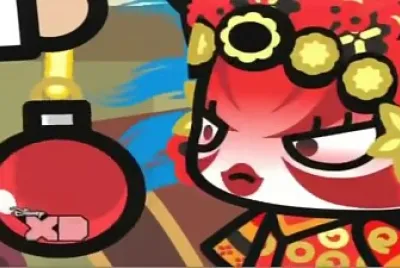 santa esta hipnotizando a ring ring pucca